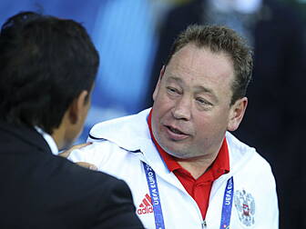 Russia's Leonid Slutsky se...